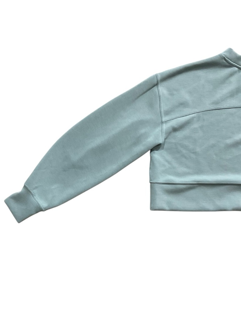 AYBL Cropped Sweatshirt Womens Small Green Athleisure Gym Pullover - Picture 8 of 12